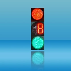 400mm three units with full screen countdown combination of LED traffic lights